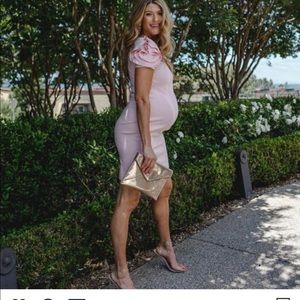 Pietro Brunelli pink maternity dress